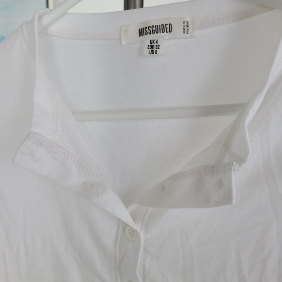 Missguided white cardigan US 0 - Picture 2 of 2